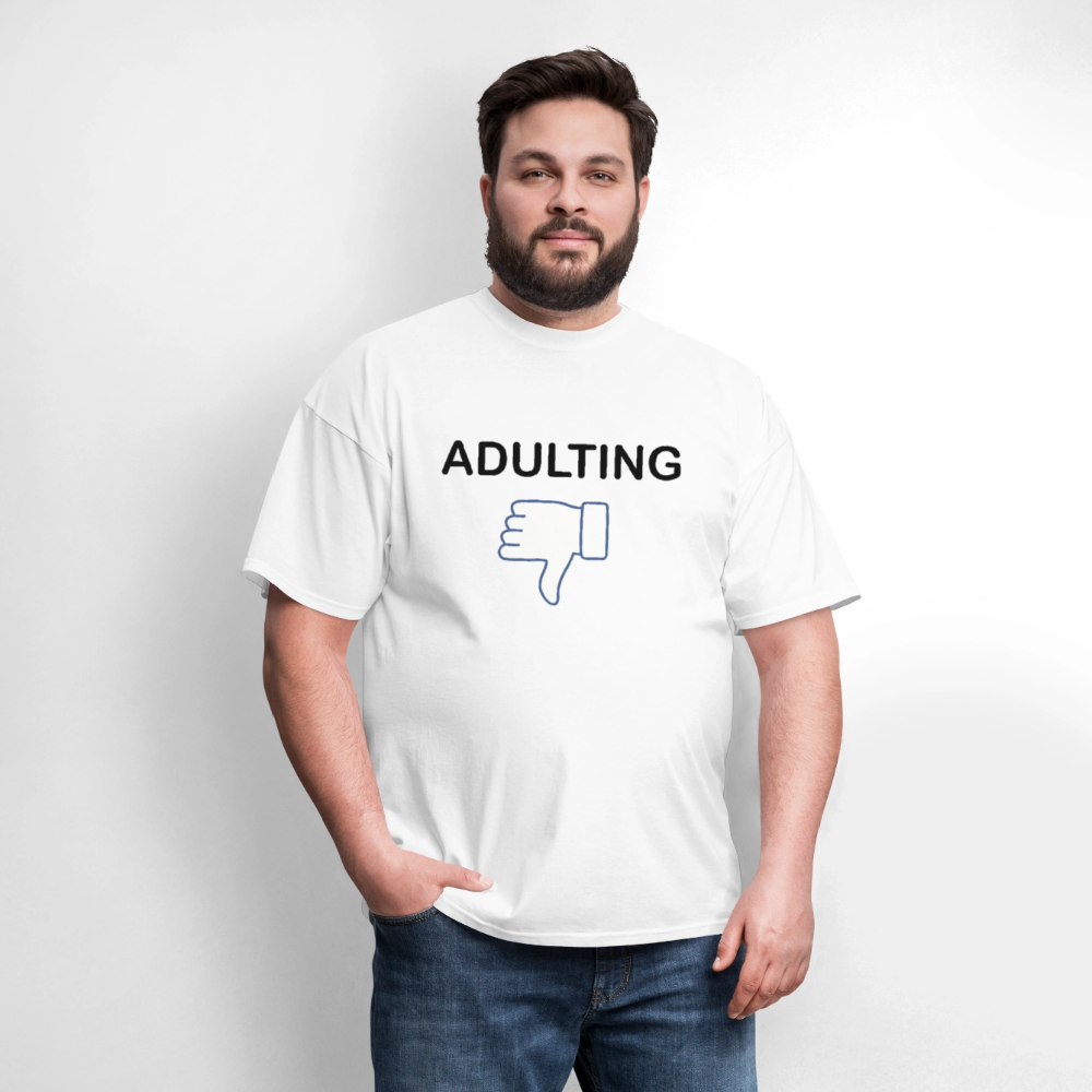 Adulting - Unisex Classic T-Shirt - white