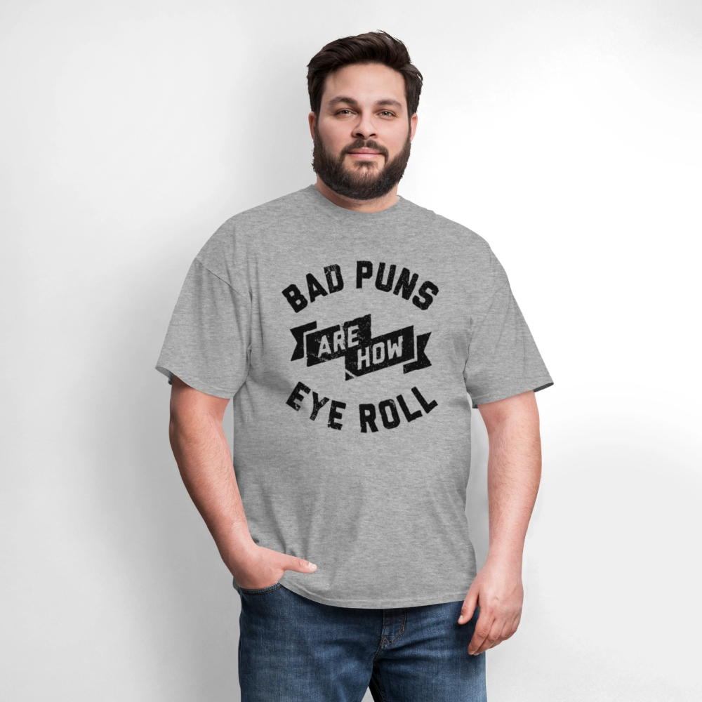 Bad Puns - Unisex Classic T-Shirt - heather gray