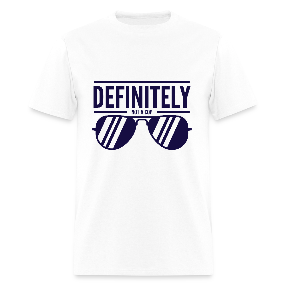 NOT A COP Unisex Classic T-Shirt - white