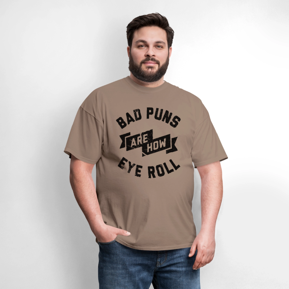 Bad Puns - Unisex Classic T-Shirt - brown savana