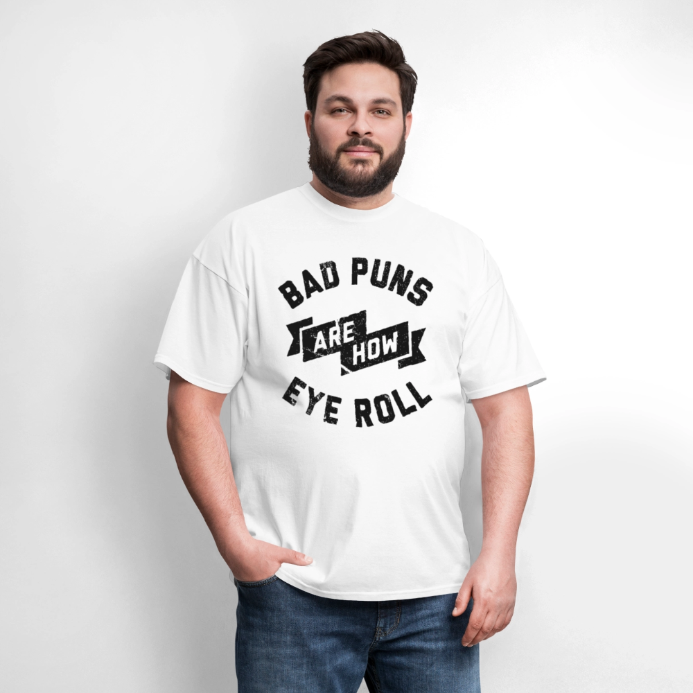 Bad Puns - Unisex Classic T-Shirt - white