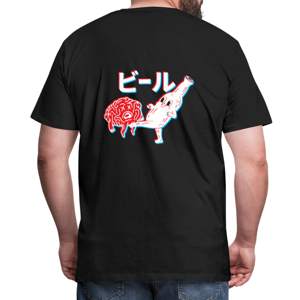 Beer Brain - Men's Premium T-Shirt - black