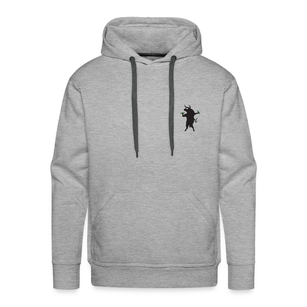Ping West - Men’s Premium Hoodie - heather grey