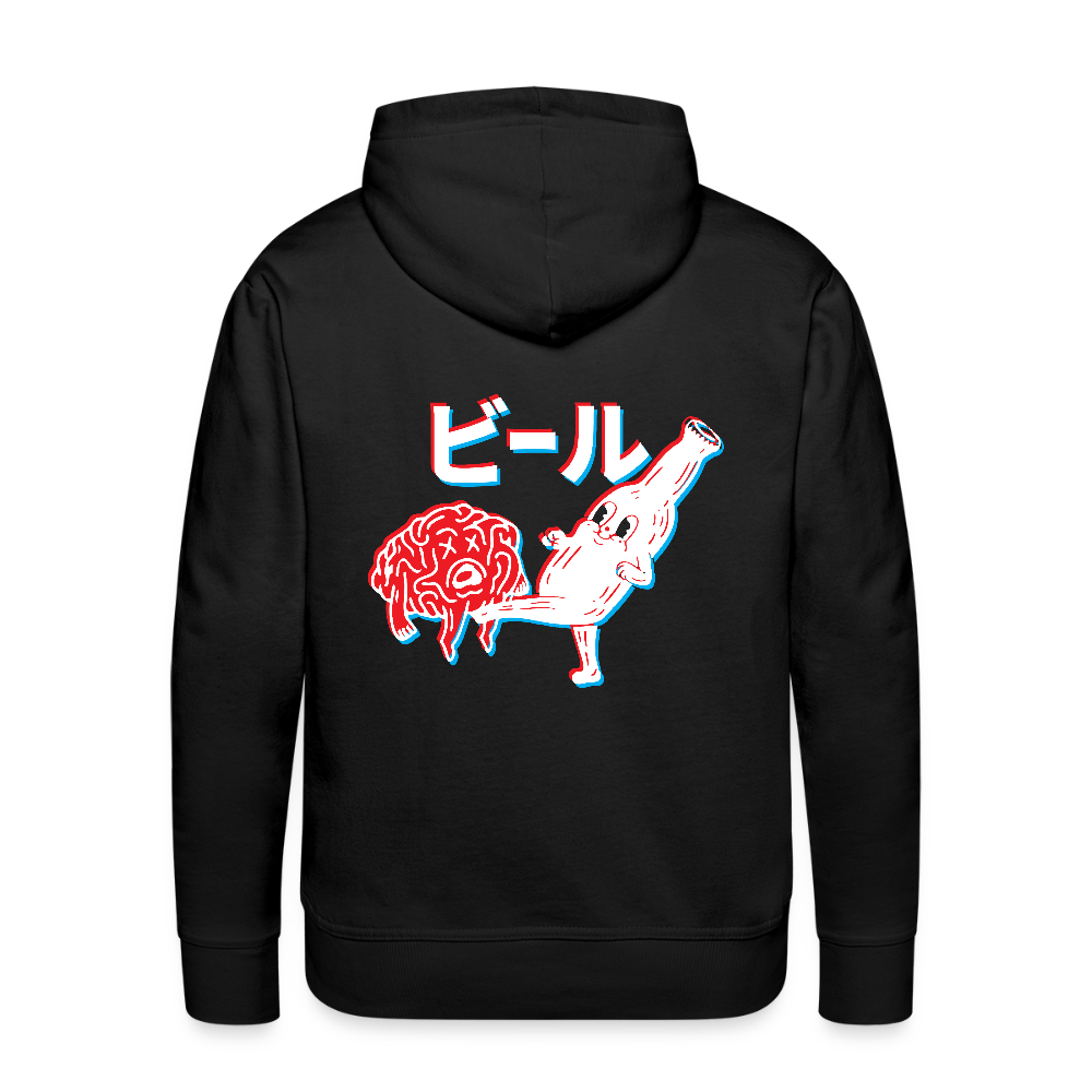 Beer Brain - Men’s Premium Hoodie - black