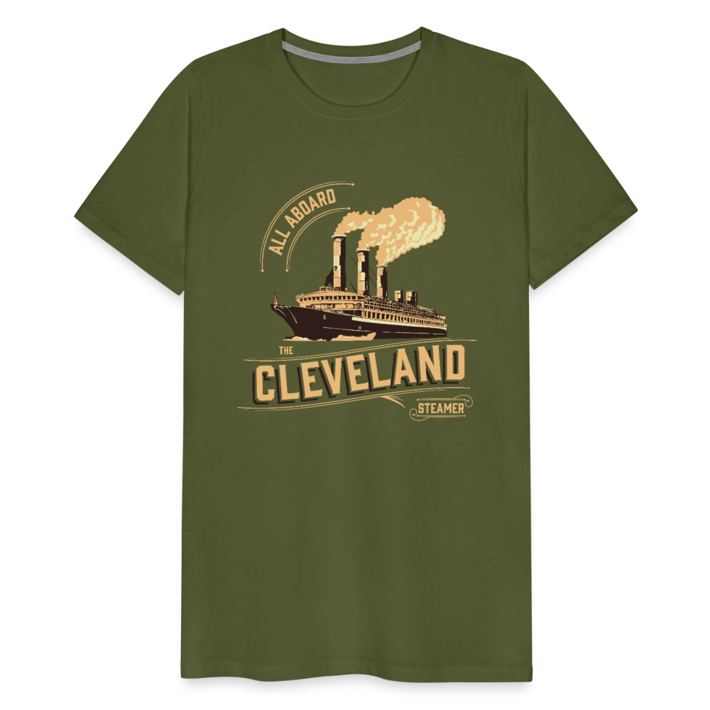 Steamer - Men's Premium T-Shirt - olive green