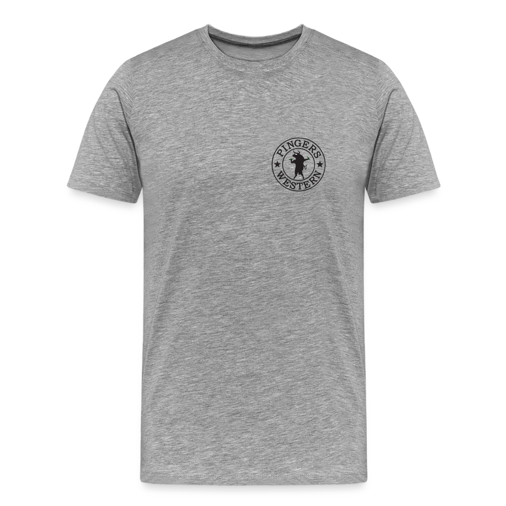 Ping West - Men's Premium T-Shirt - heather gray