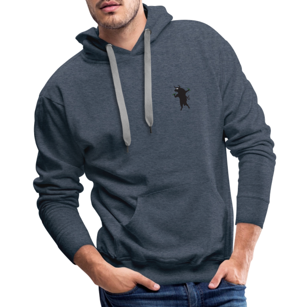 Ping West - Men’s Premium Hoodie - heather denim