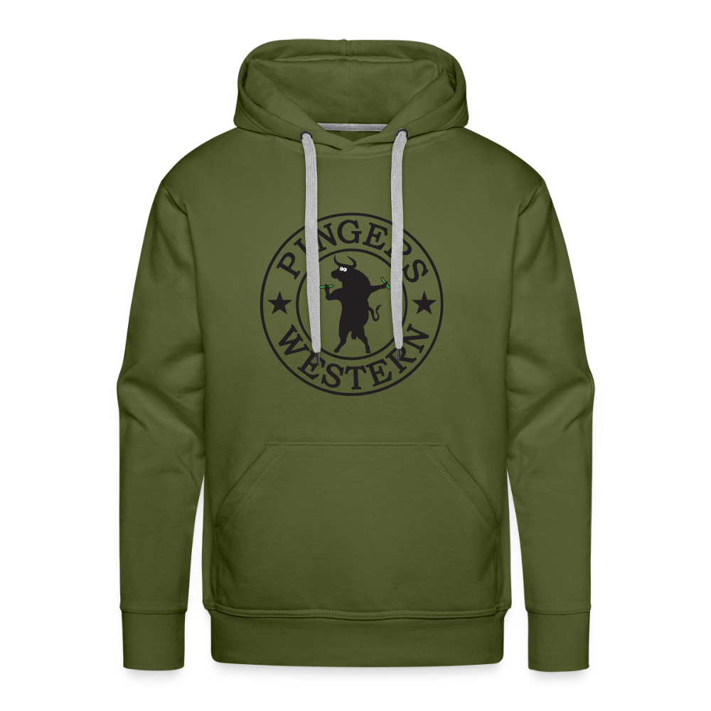 Ping West - Men’s Premium Hoodie - olive green