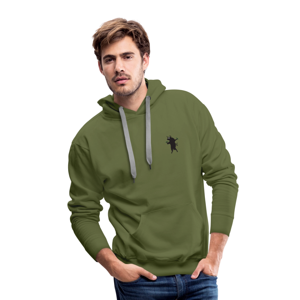 Ping West - Men’s Premium Hoodie - olive green