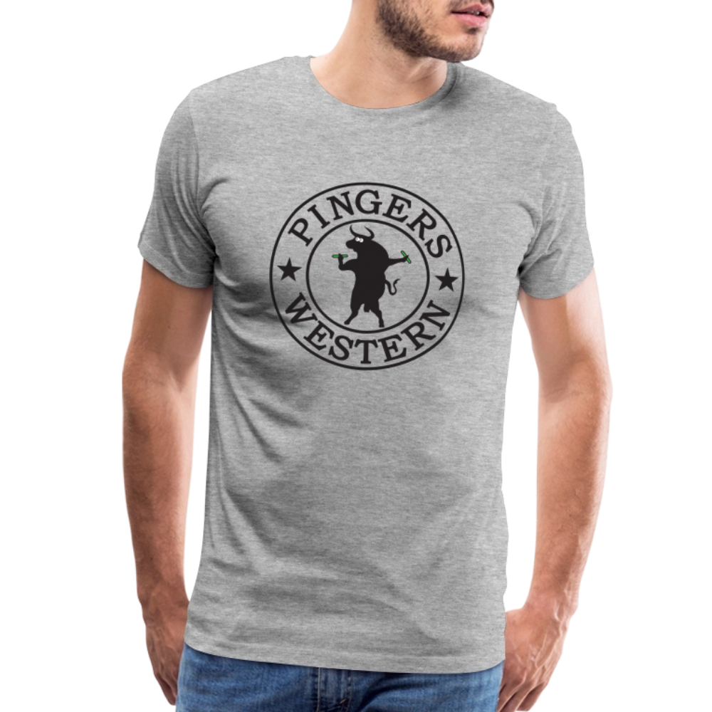 Ping West - Men's Premium T-Shirt - heather gray