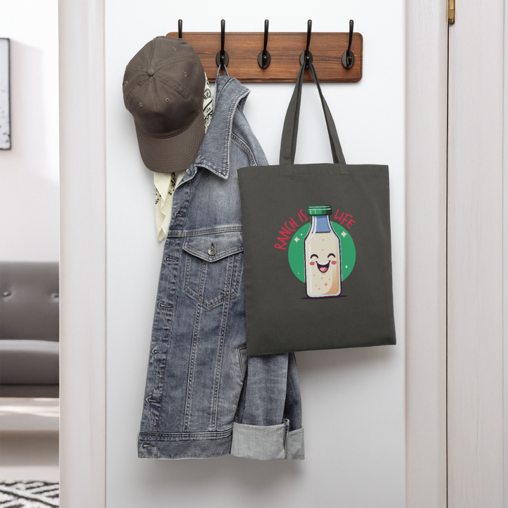 Ranch is Life Tote Bag - charcoal