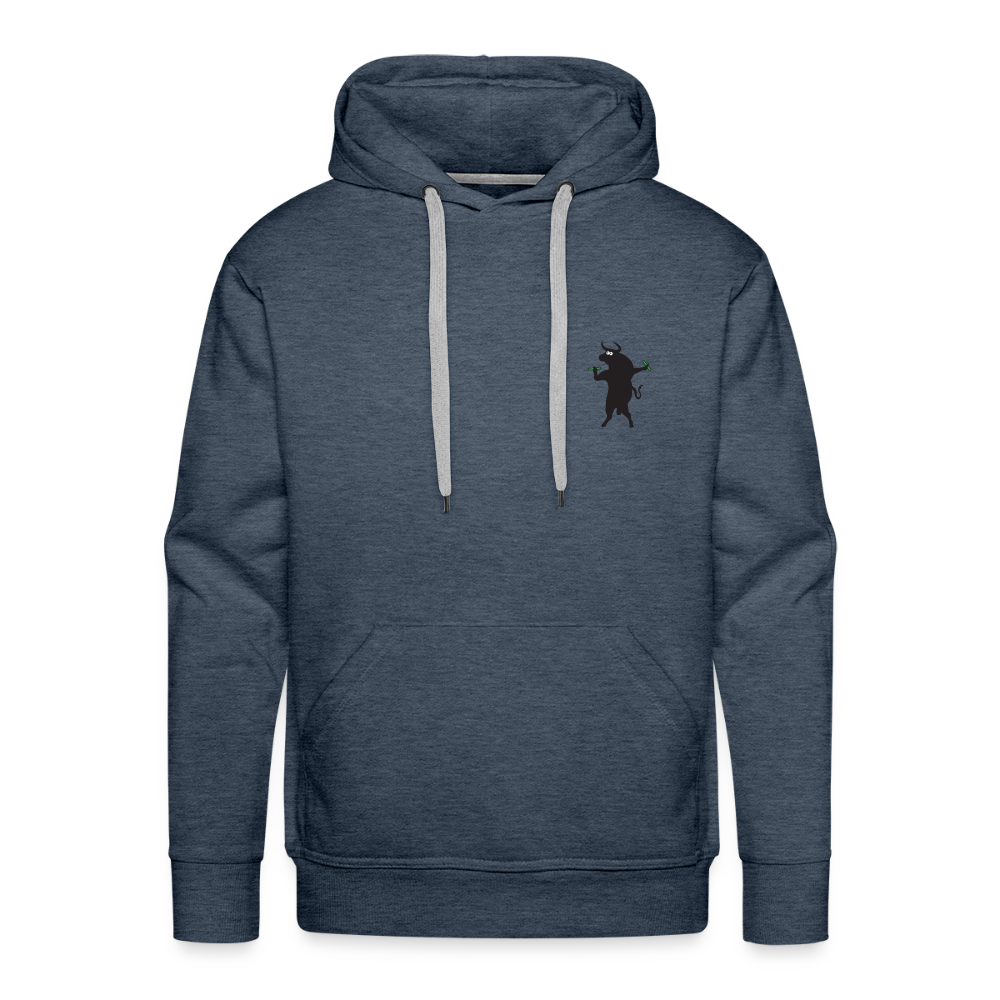 Ping West - Men’s Premium Hoodie - heather denim