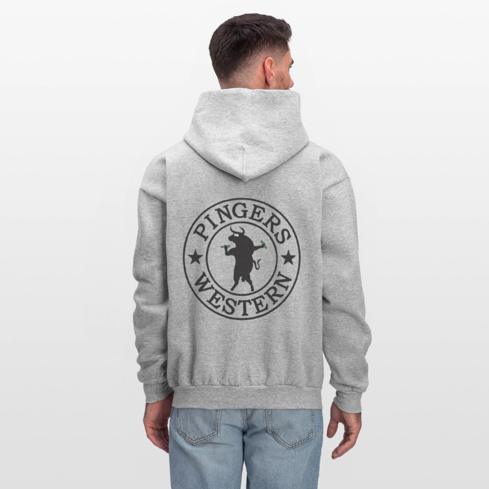 Ping West - Men's Hoodie - heather gray