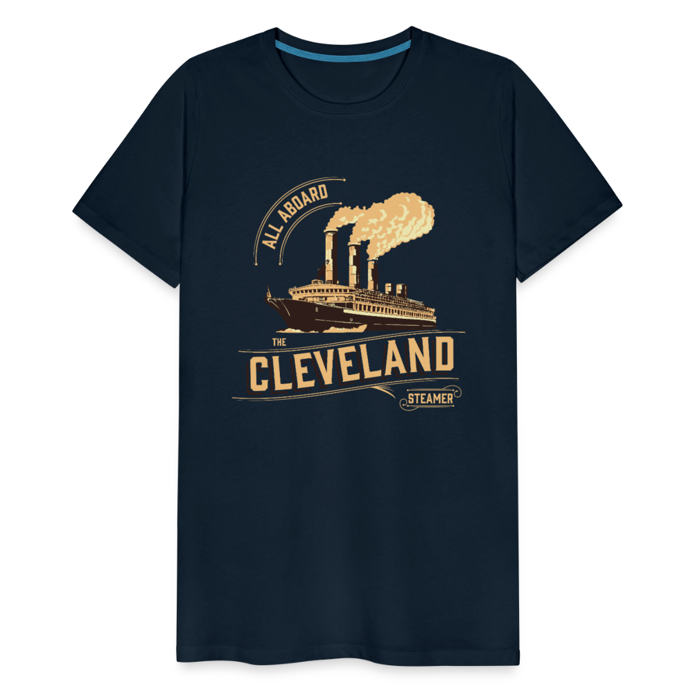 Steamer - Men's Premium T-Shirt - deep navy