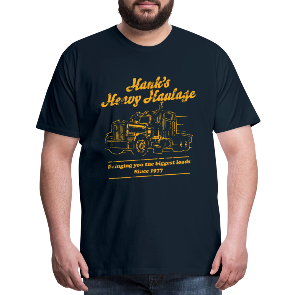 Hank's - Men's Premium T-Shirt - deep navy