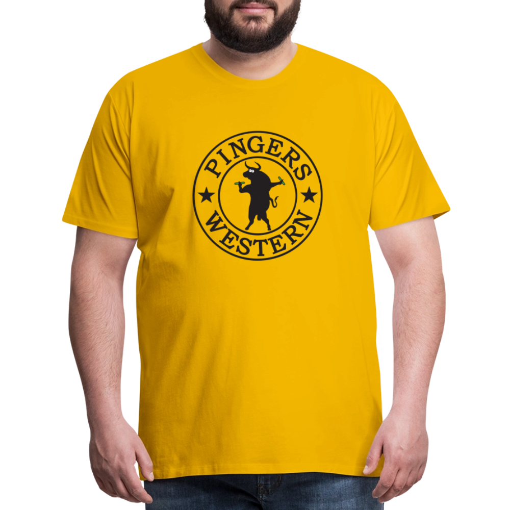 Ping West - Men's Premium T-Shirt - sun yellow