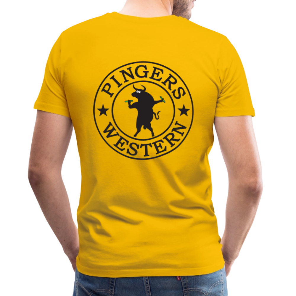 Ping West - Men's Premium T-Shirt - sun yellow
