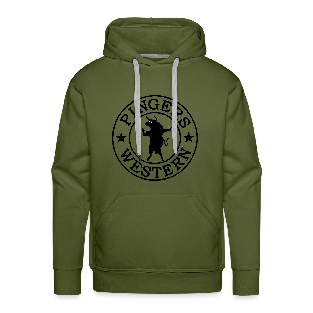 Ping West - Men’s Premium Hoodie - olive green