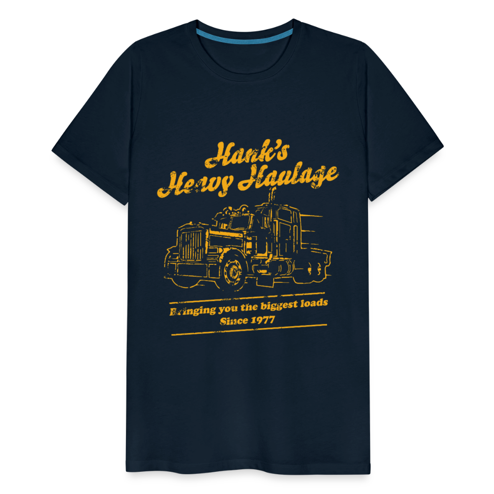 Hank's - Men's Premium T-Shirt - deep navy
