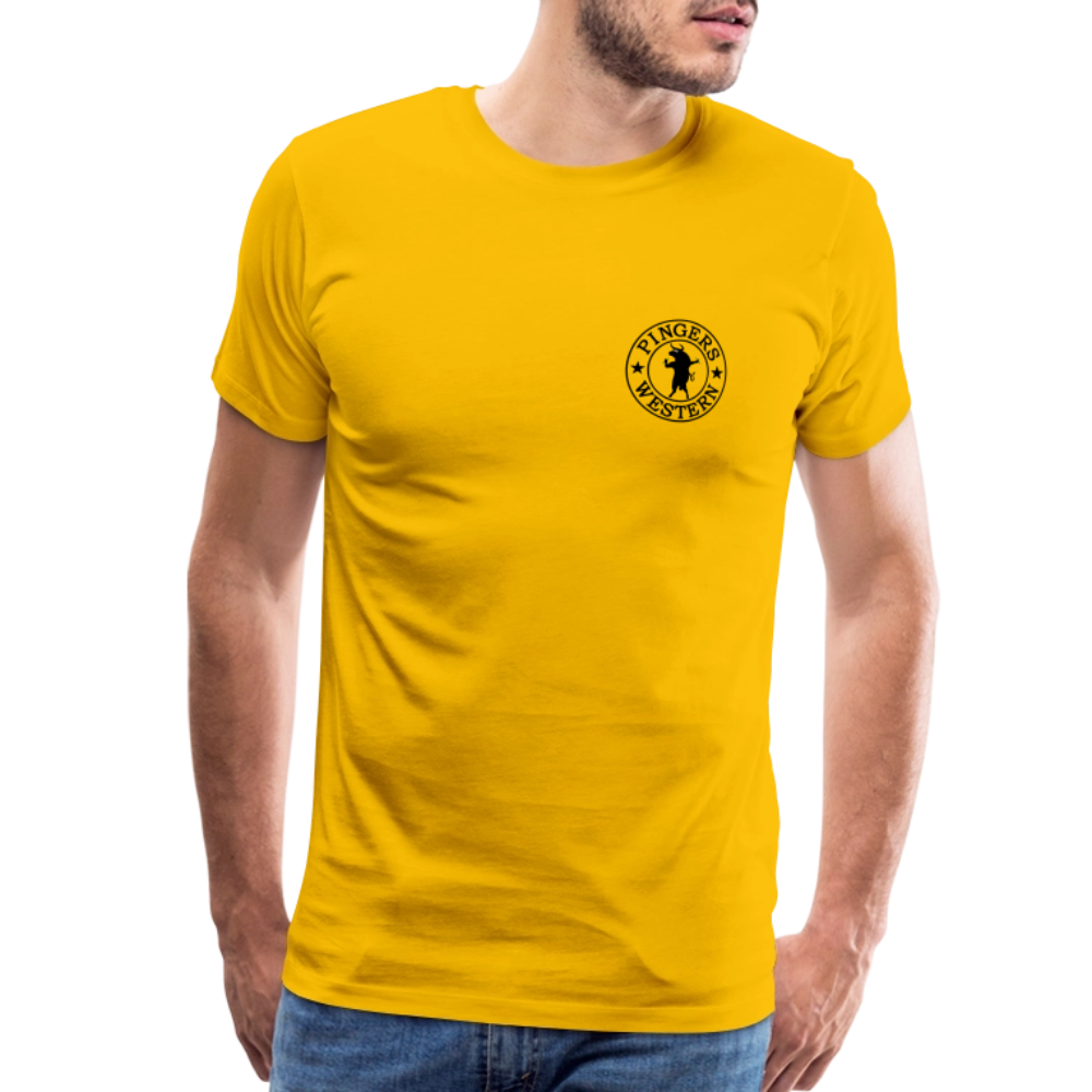 Ping West - Men's Premium T-Shirt - sun yellow
