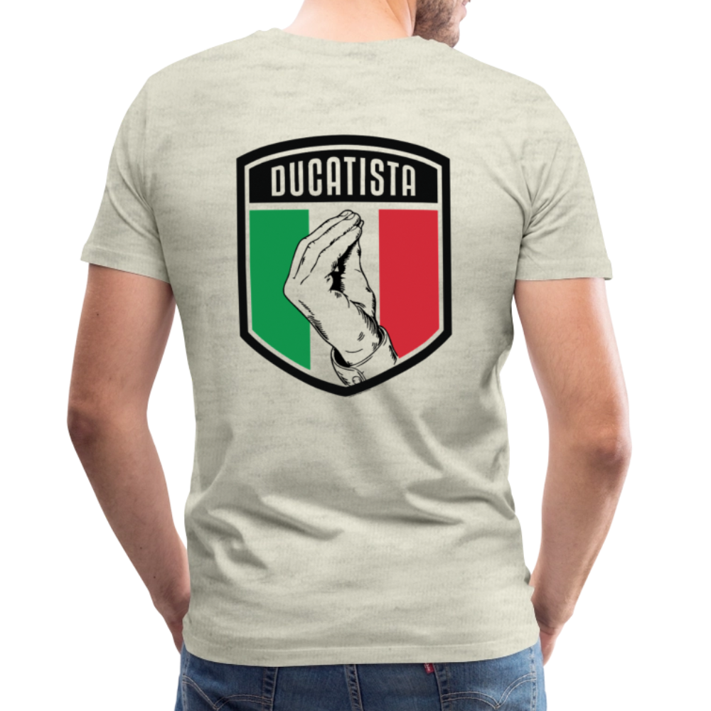 Ducatista - Men's Premium T-Shirt - heather oatmeal