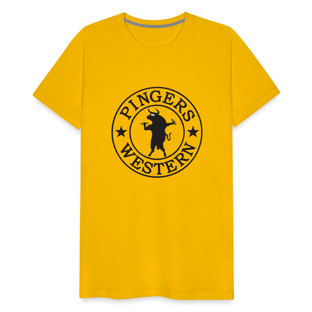 Ping West - Men's Premium T-Shirt - sun yellow