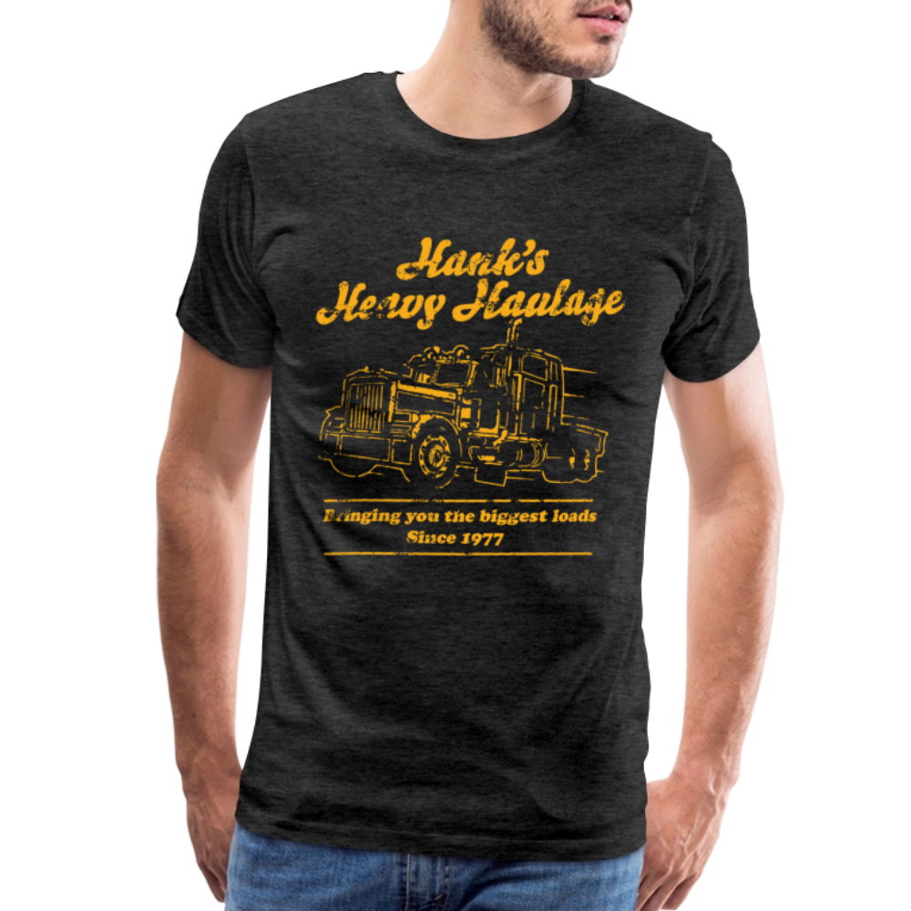 Hank's - Men's Premium T-Shirt - charcoal grey