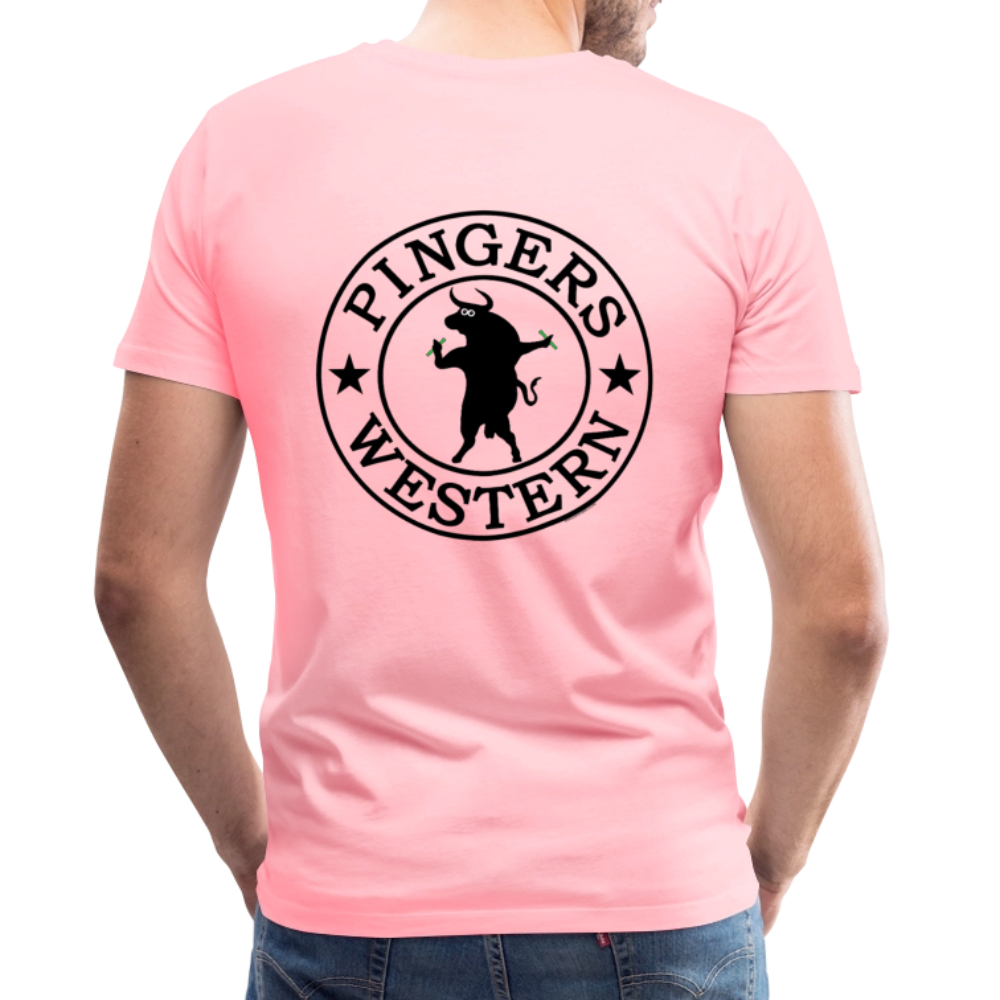 Ping West - Men's Premium T-Shirt - pink