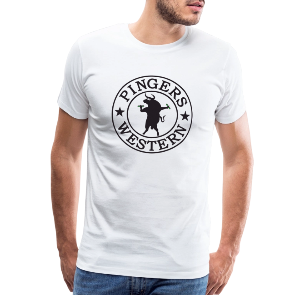 Ping West - Men's Premium T-Shirt - white
