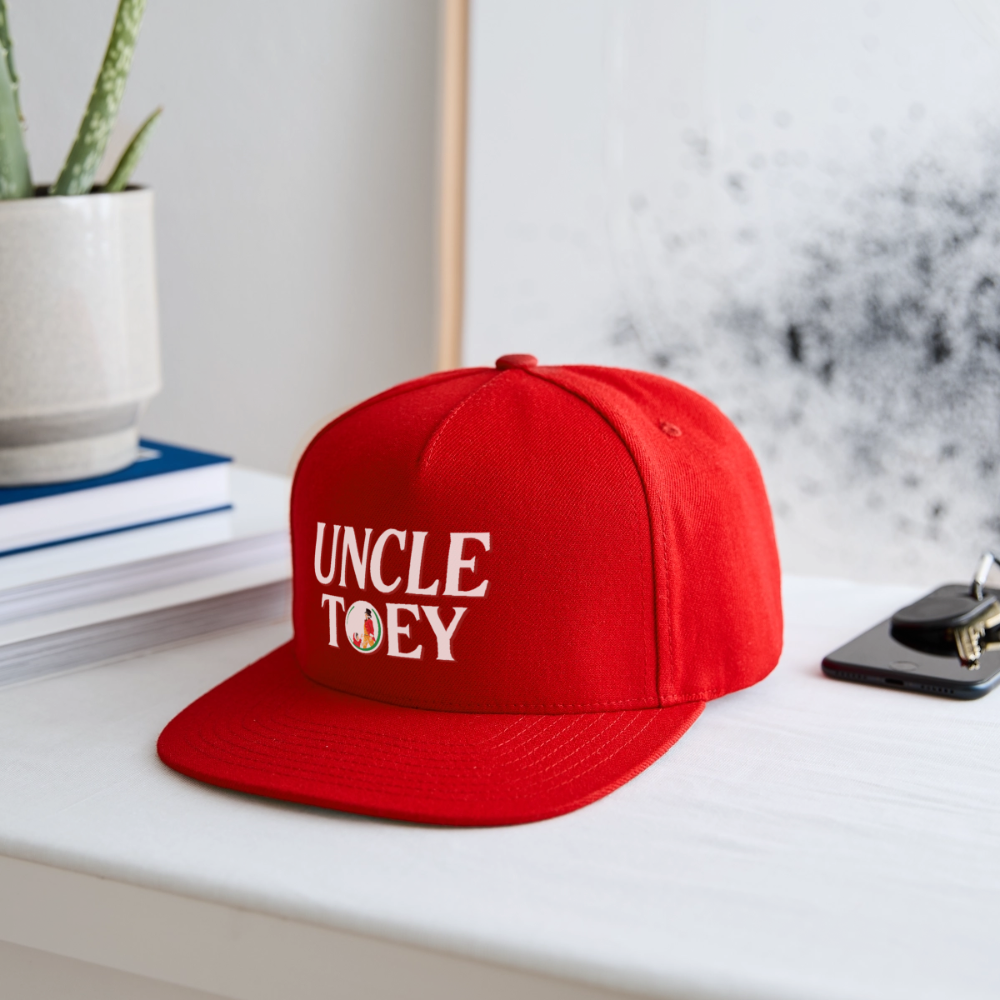 Uncle Toey - Snapback Baseball Cap - red