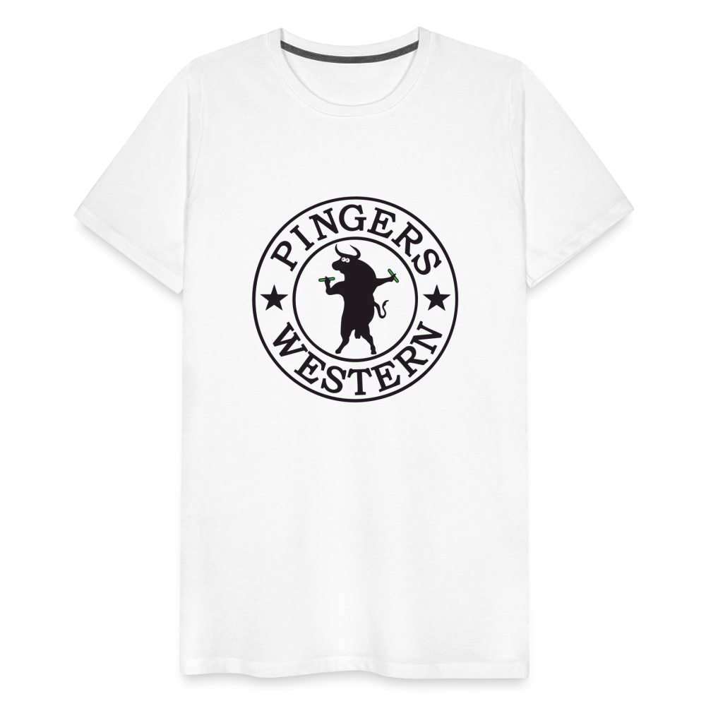 Ping West - Men's Premium T-Shirt - white