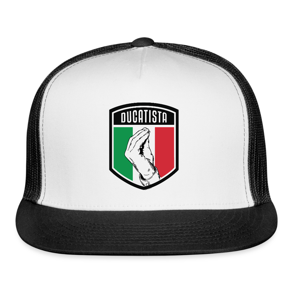 Ducatista - Trucker Hat - white/black