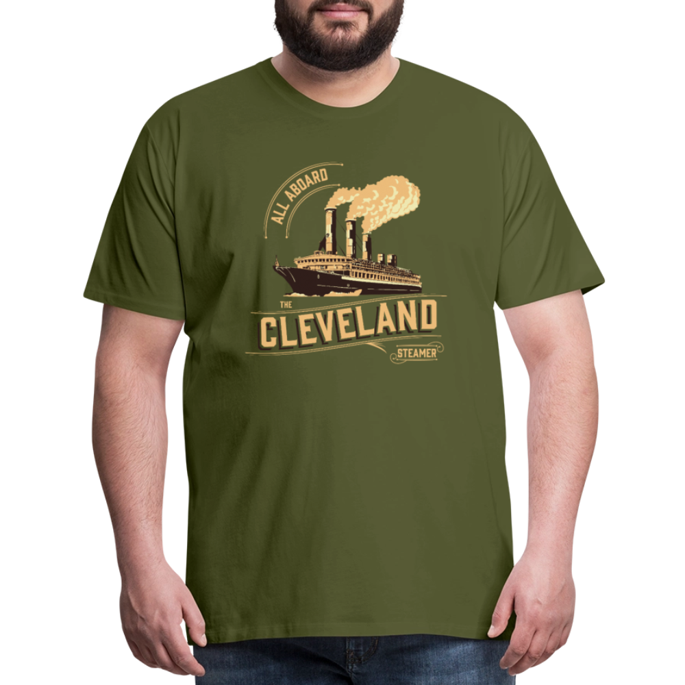 Steamer - Men's Premium T-Shirt - olive green