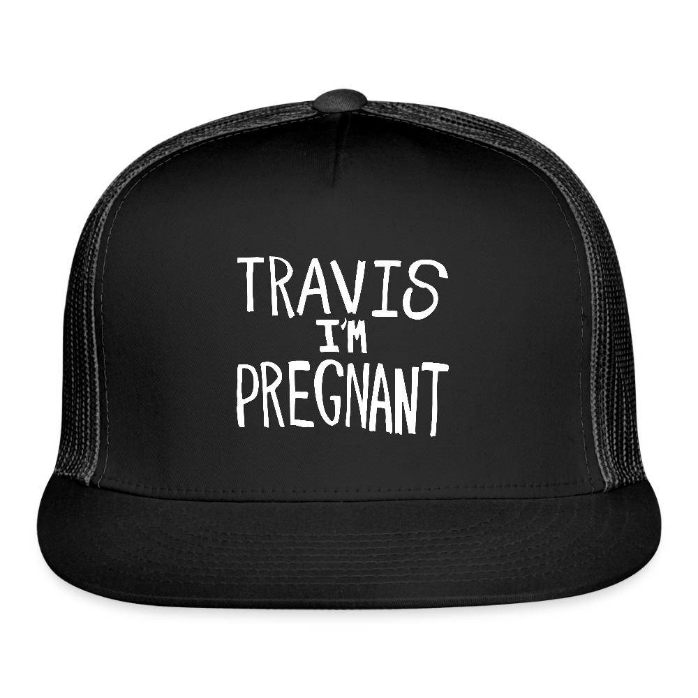 Travis! Trucker Hat - black/black