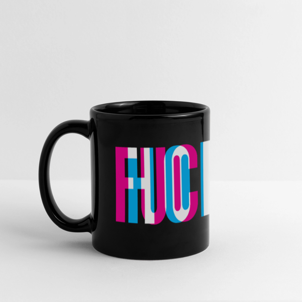 F*cking H*rny Wrap Around Mug - black