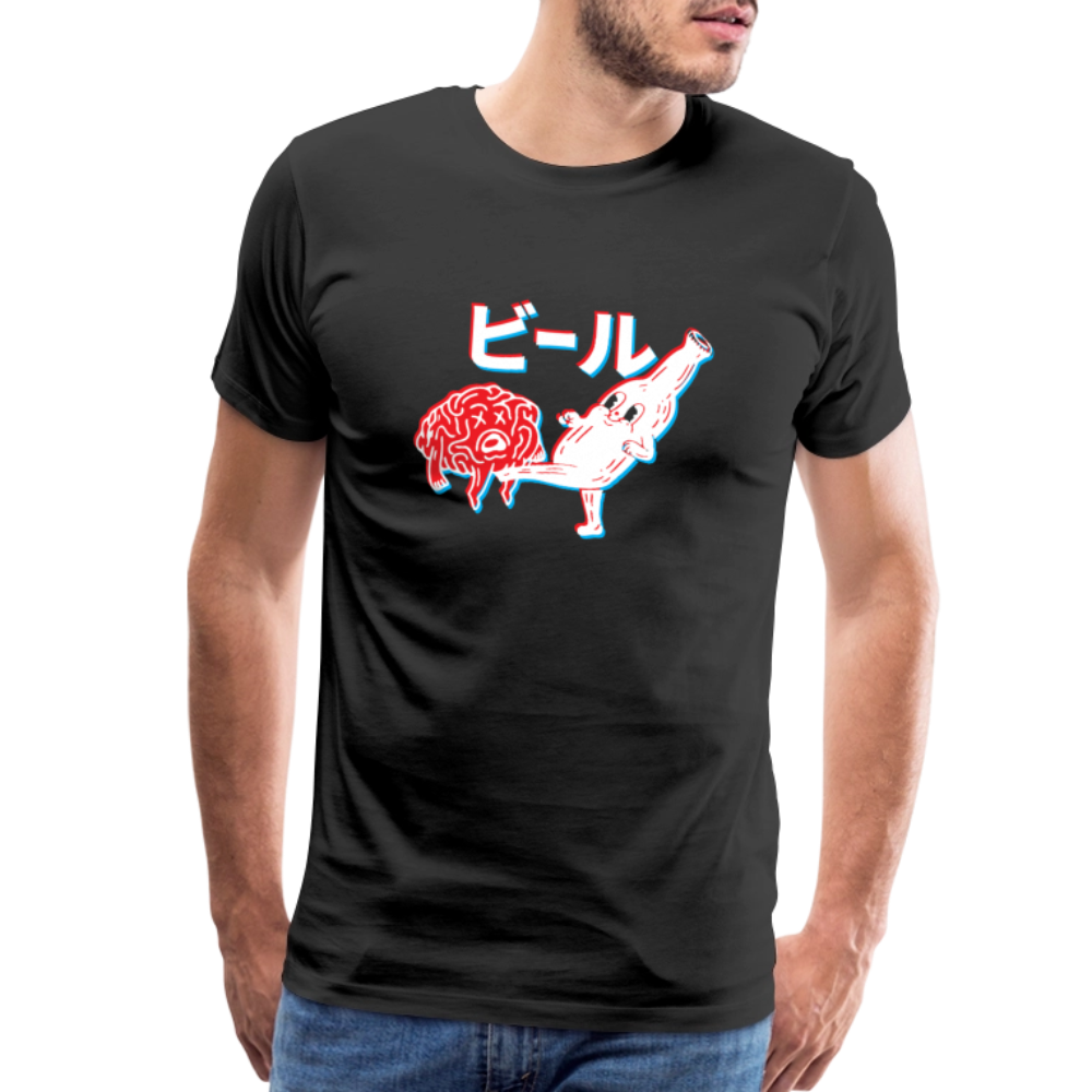 Beer Brain - Men's Premium T-Shirt - black