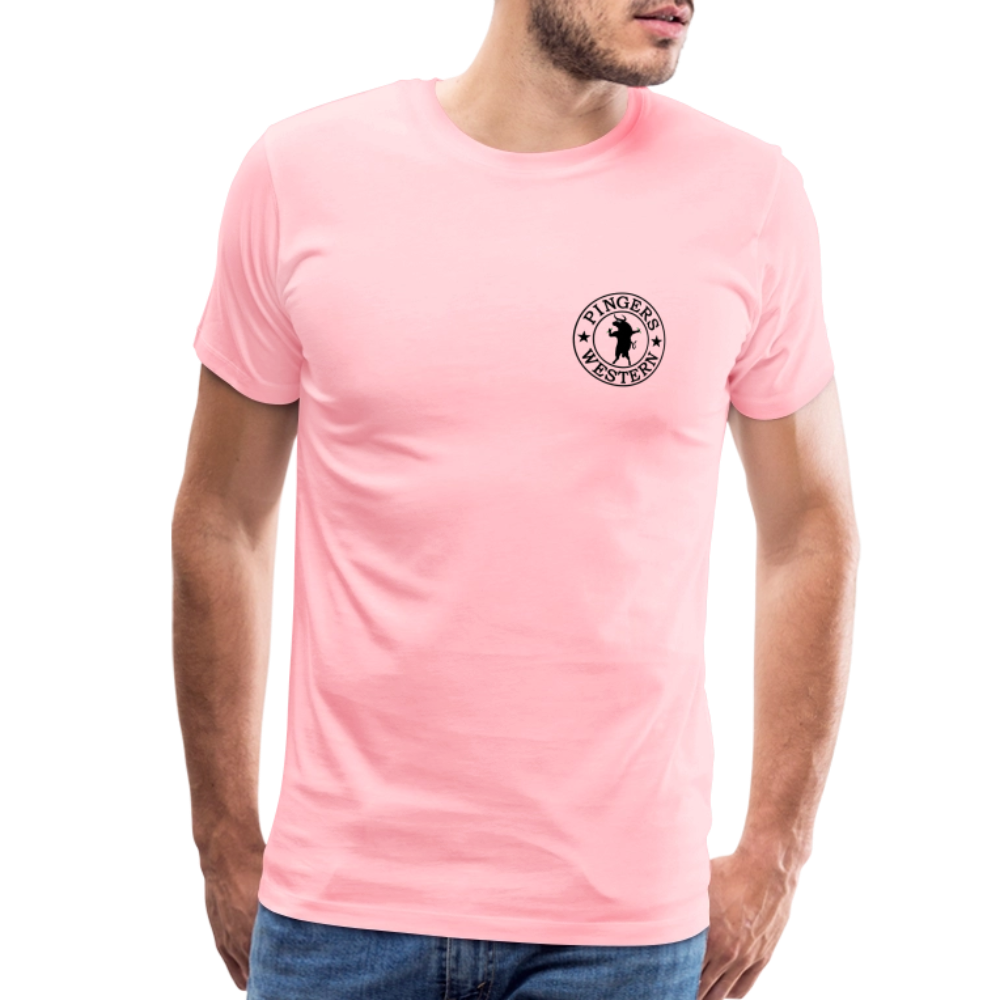 Ping West - Men's Premium T-Shirt - pink