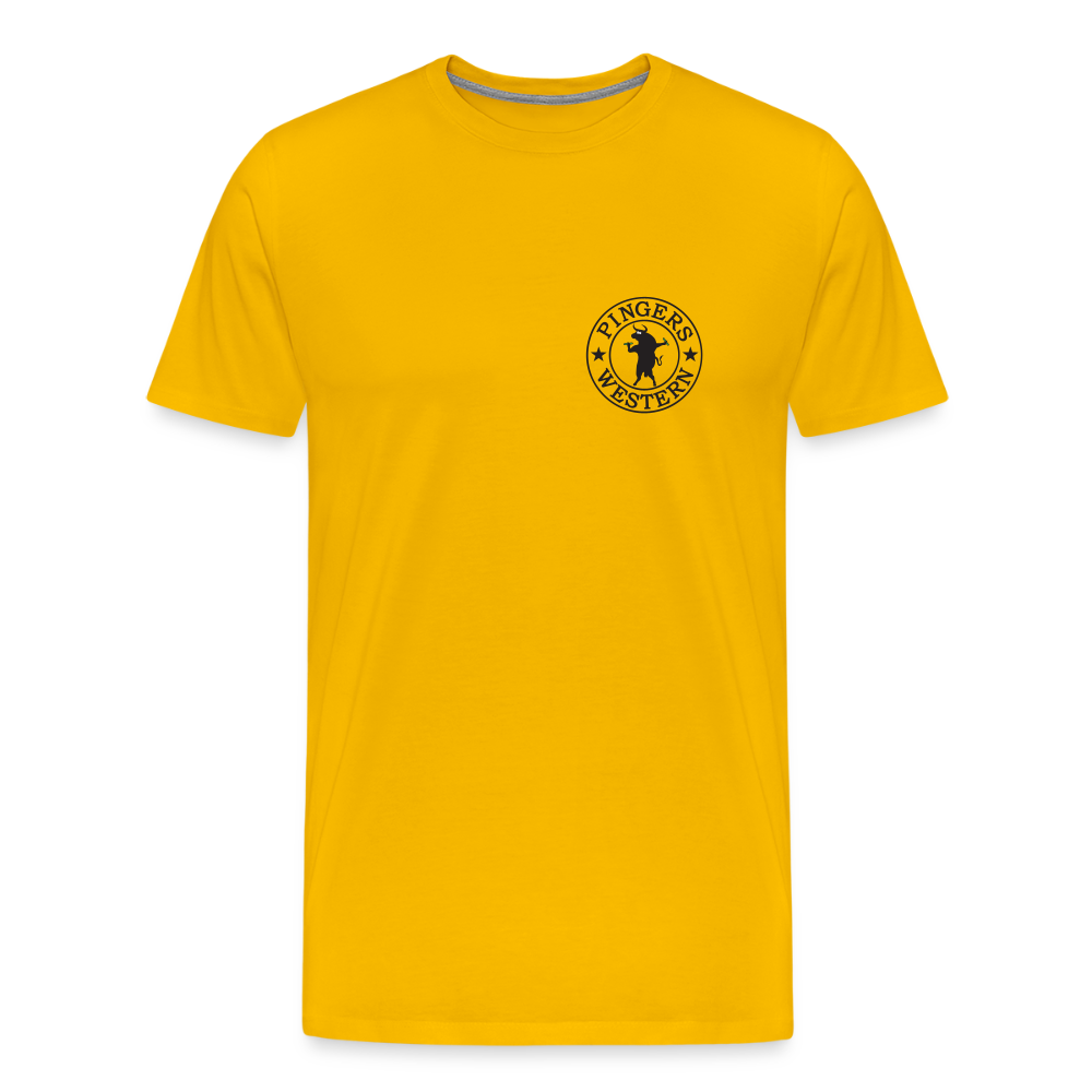 Ping West - Men's Premium T-Shirt - sun yellow