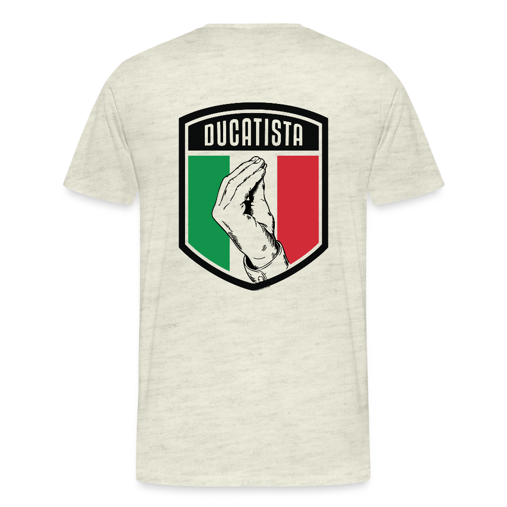 Ducatista - Men's Premium T-Shirt - heather oatmeal