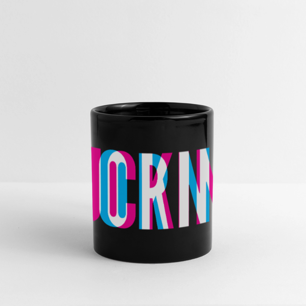 F*cking H*rny Wrap Around Mug - black