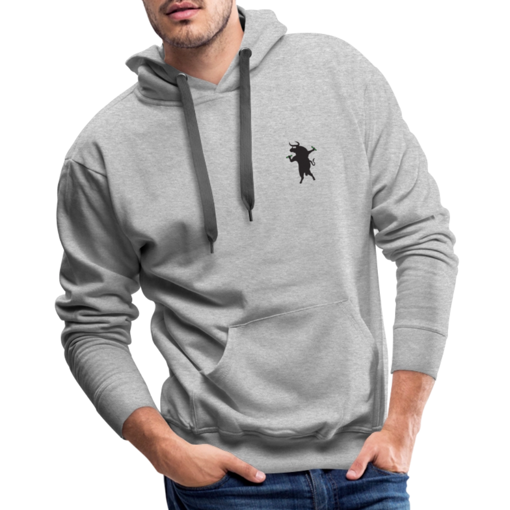 Ping West - Men’s Premium Hoodie - heather grey