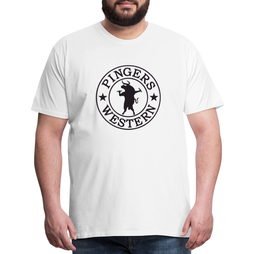 Ping West - Men's Premium T-Shirt - white