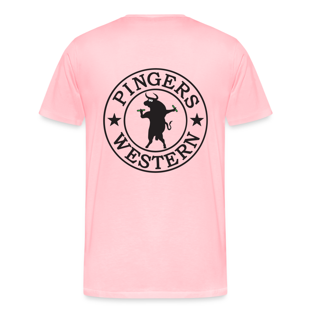 Ping West - Men's Premium T-Shirt - pink