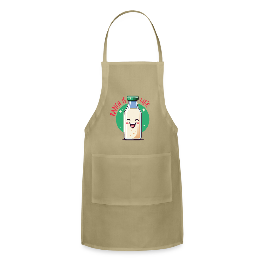 Ranch is Life - Adjustable Apron - khaki