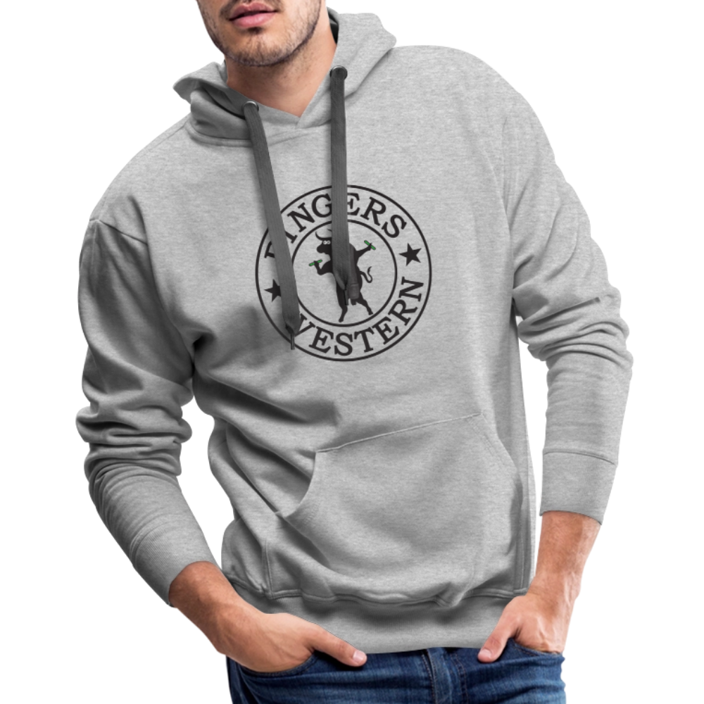 Ping West - Men’s Premium Hoodie - heather grey