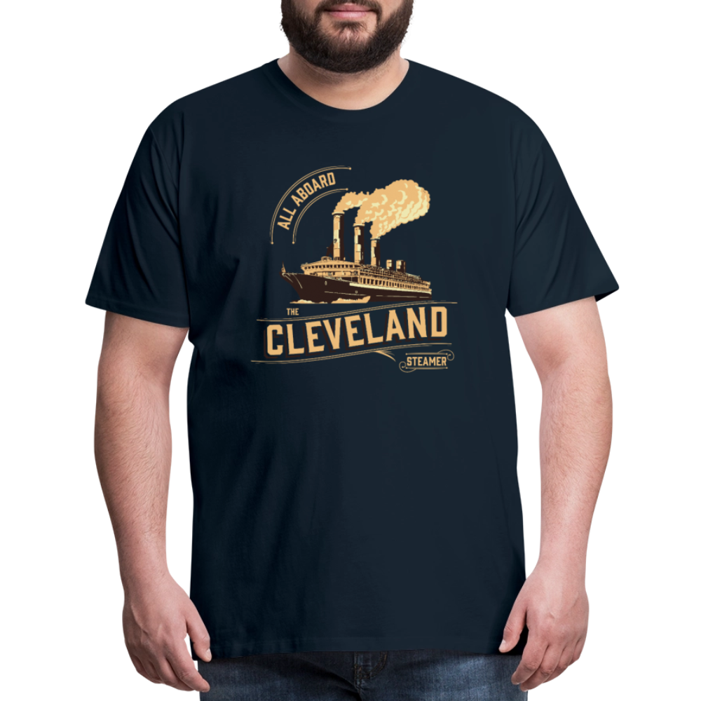 Steamer - Men's Premium T-Shirt - deep navy