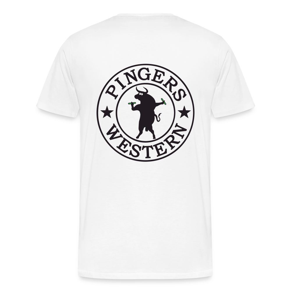 Ping West - Men's Premium T-Shirt - white