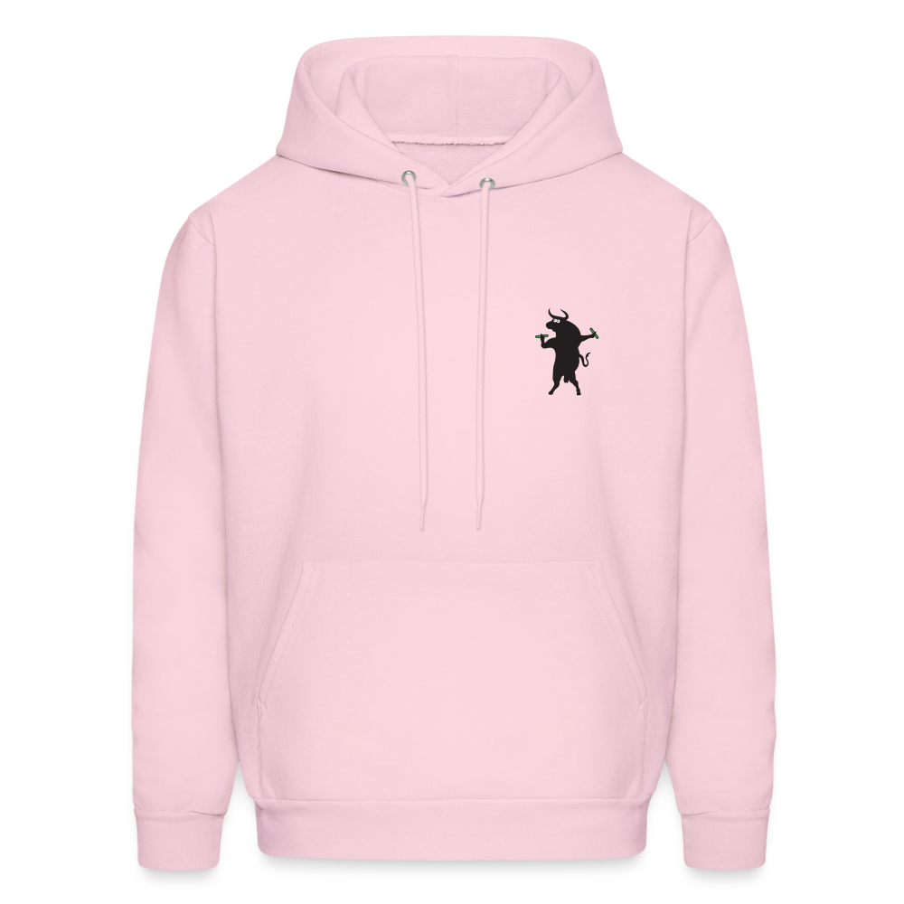 Ping West - Men's Hoodie - pale pink