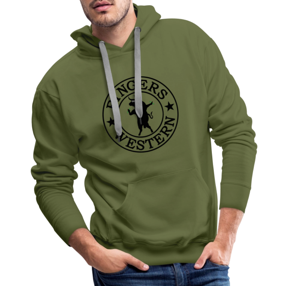 Ping West - Men’s Premium Hoodie - olive green