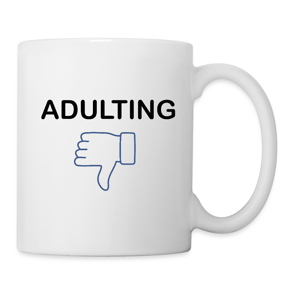 Adulting - Coffee/Tea Mug - white